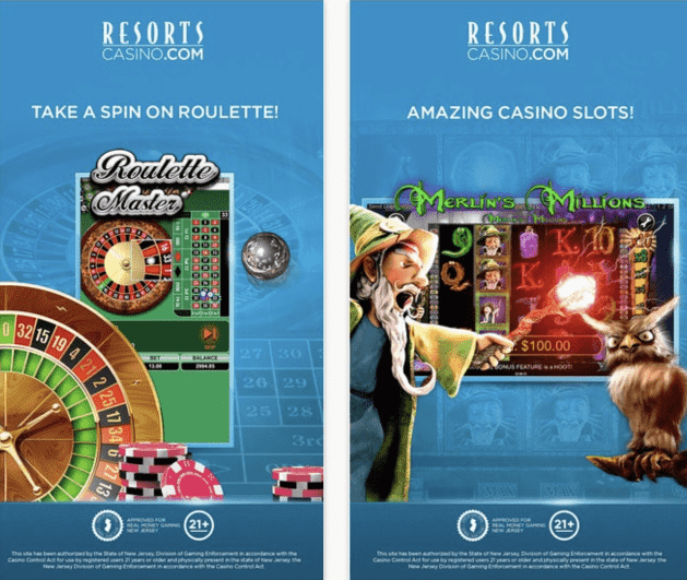 list of online casinos nj