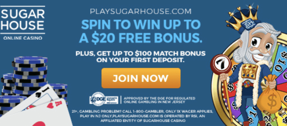 sugarhouse casino bonus codes for registered players