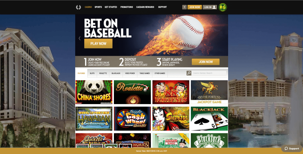 caesars online casino bonus codes