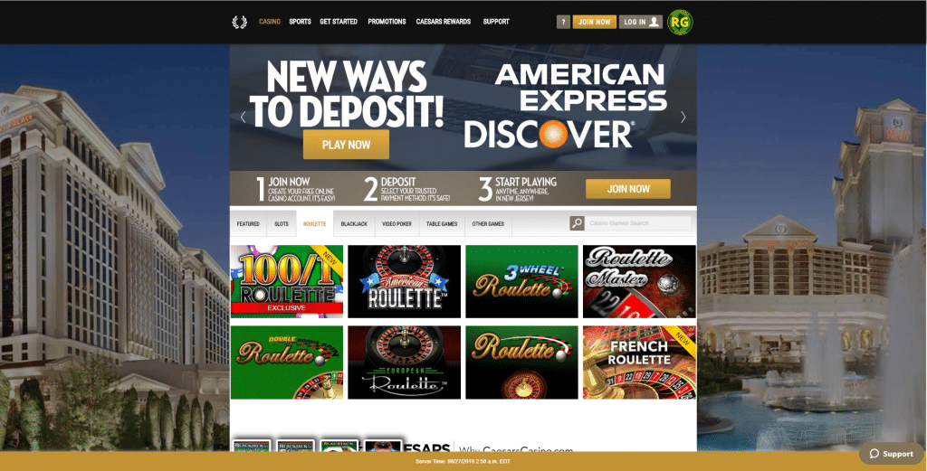 caesar casino online nj