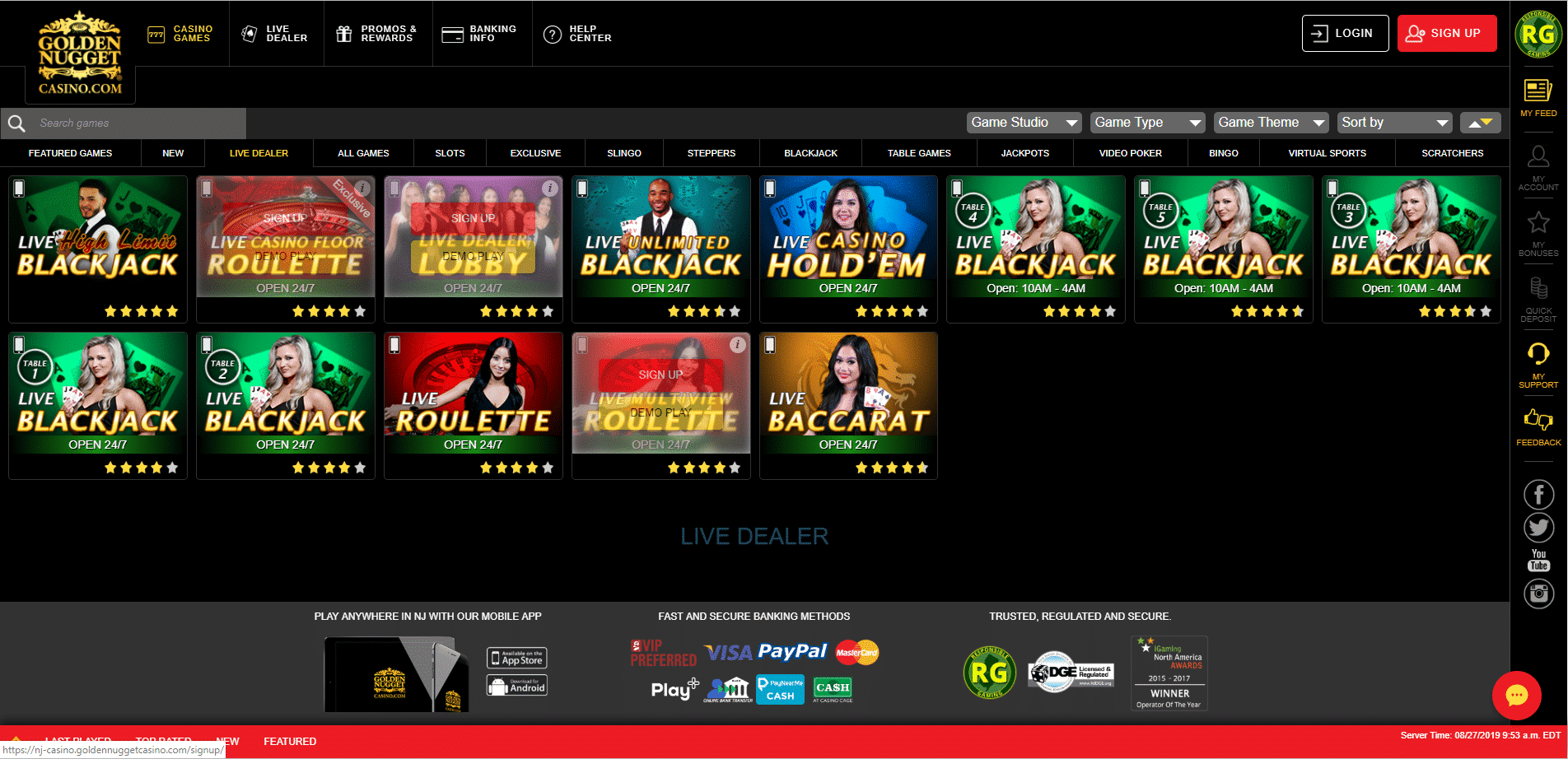 for windows download Golden Nugget Casino Online