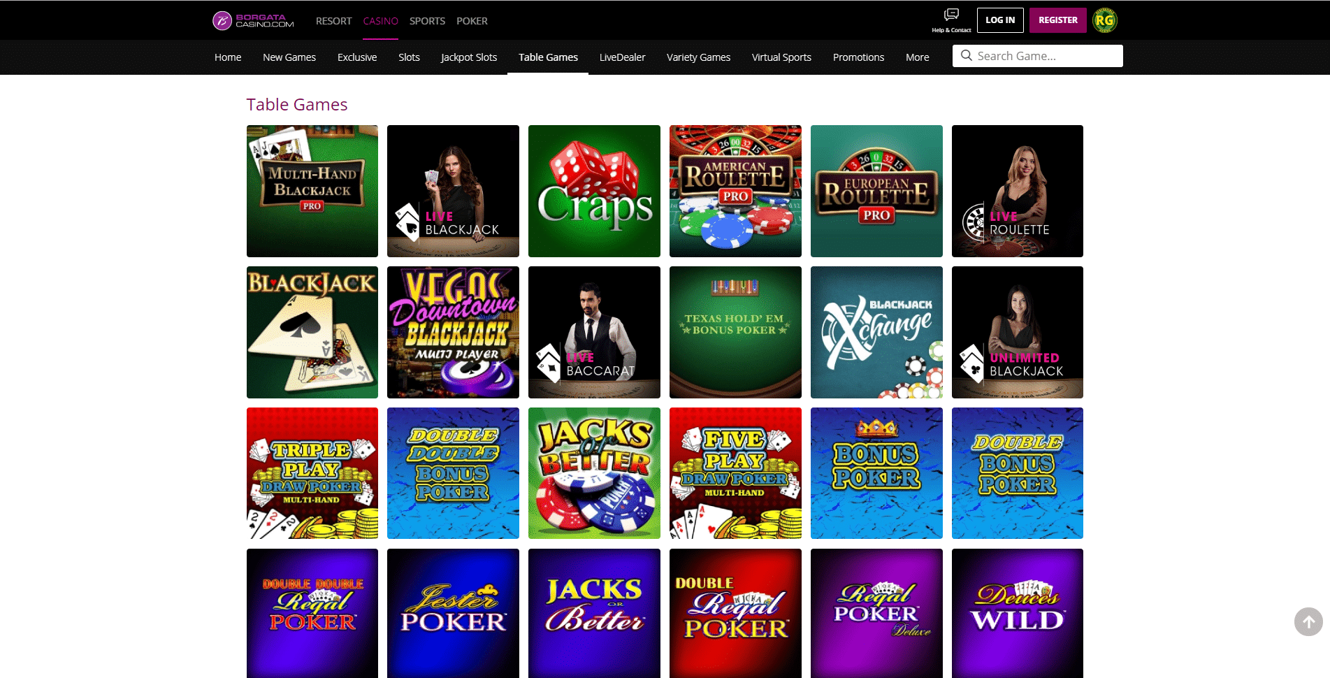 borgata online casino comps