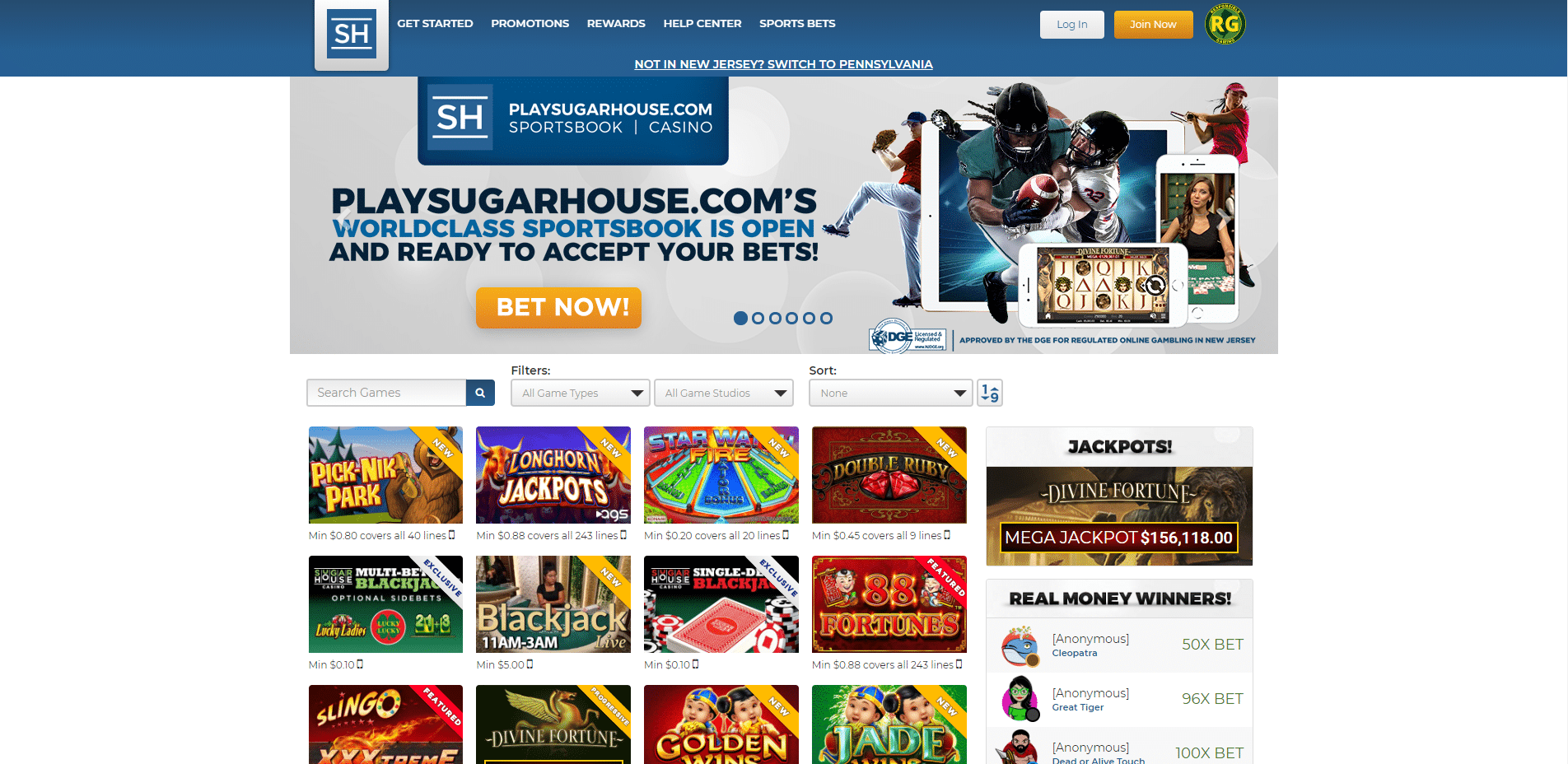 Lll Sugarhouse Casino Review Nj Ac Rating 250 Welcome Bonus