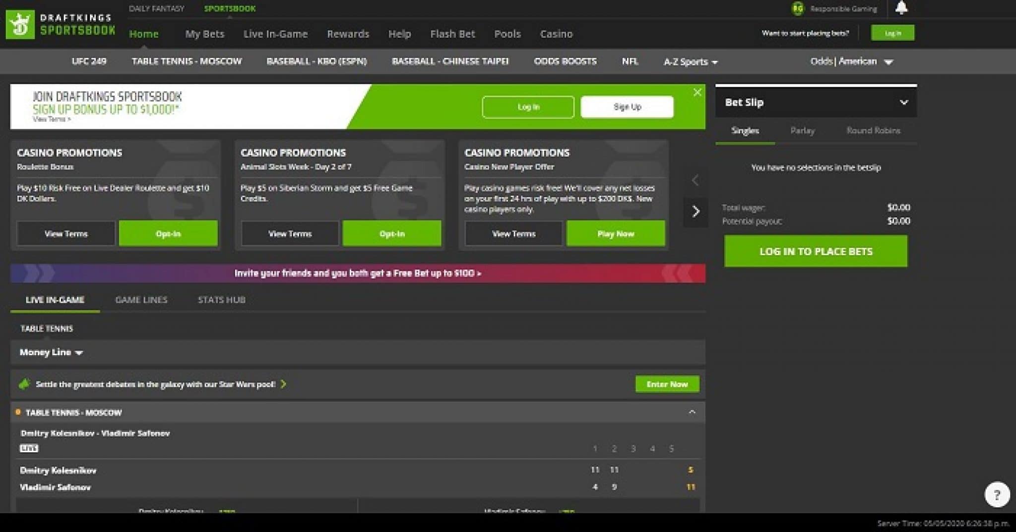 ll Draftkings Sportsbook NJ Review Promo Code for 1000