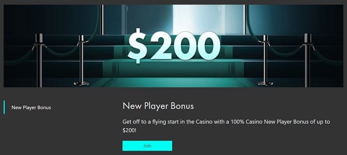 200% Welcome Bonus