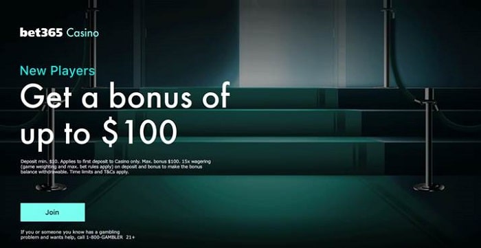 Bet365 Casino USA Welcome Bonus Offer
