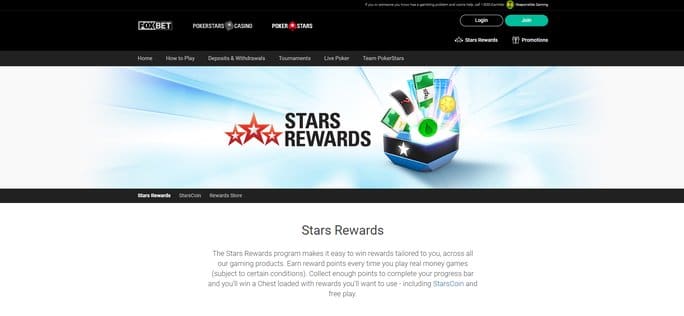 PokerStars NJ Stars Rewards