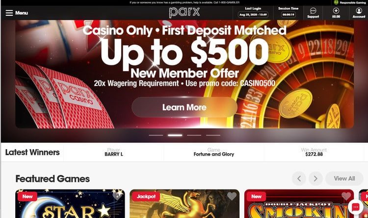 parx online casino nj