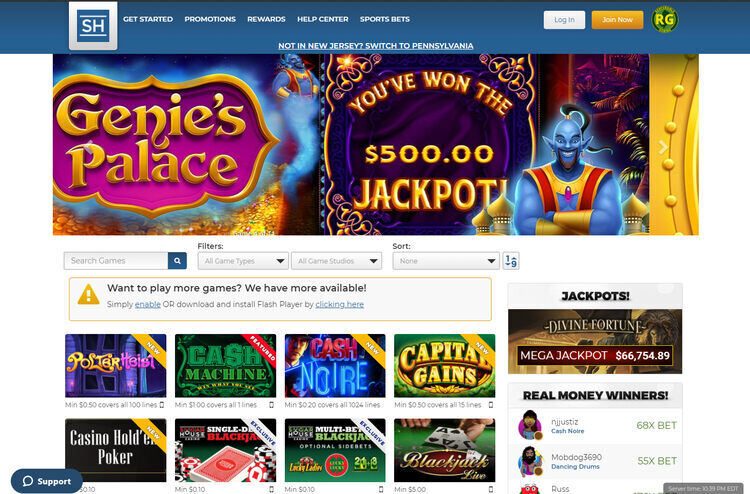 sugarhouse-casino-screenshot SugarHouse Casino Screenshot